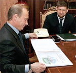 Putin with Kadyrov